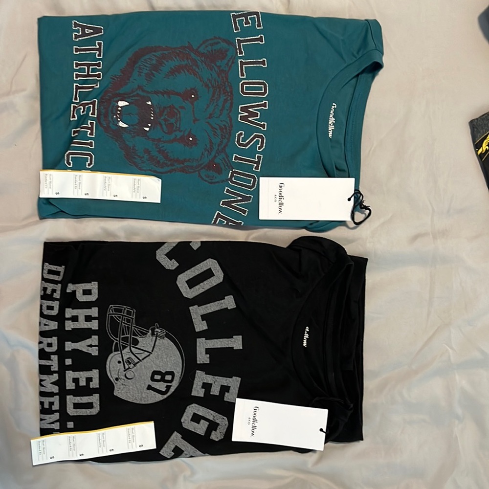Men’s size small T shirts. Set of 2